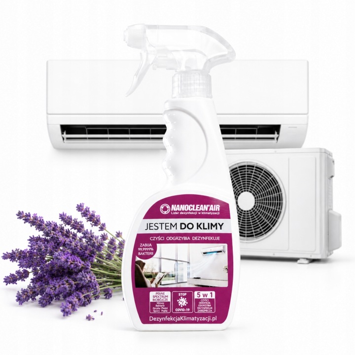NanoClean AIR čistič klimatizácie 500 ml | Dezinfekcia a čistenie